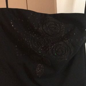 Express black strapless dress - size 5/6